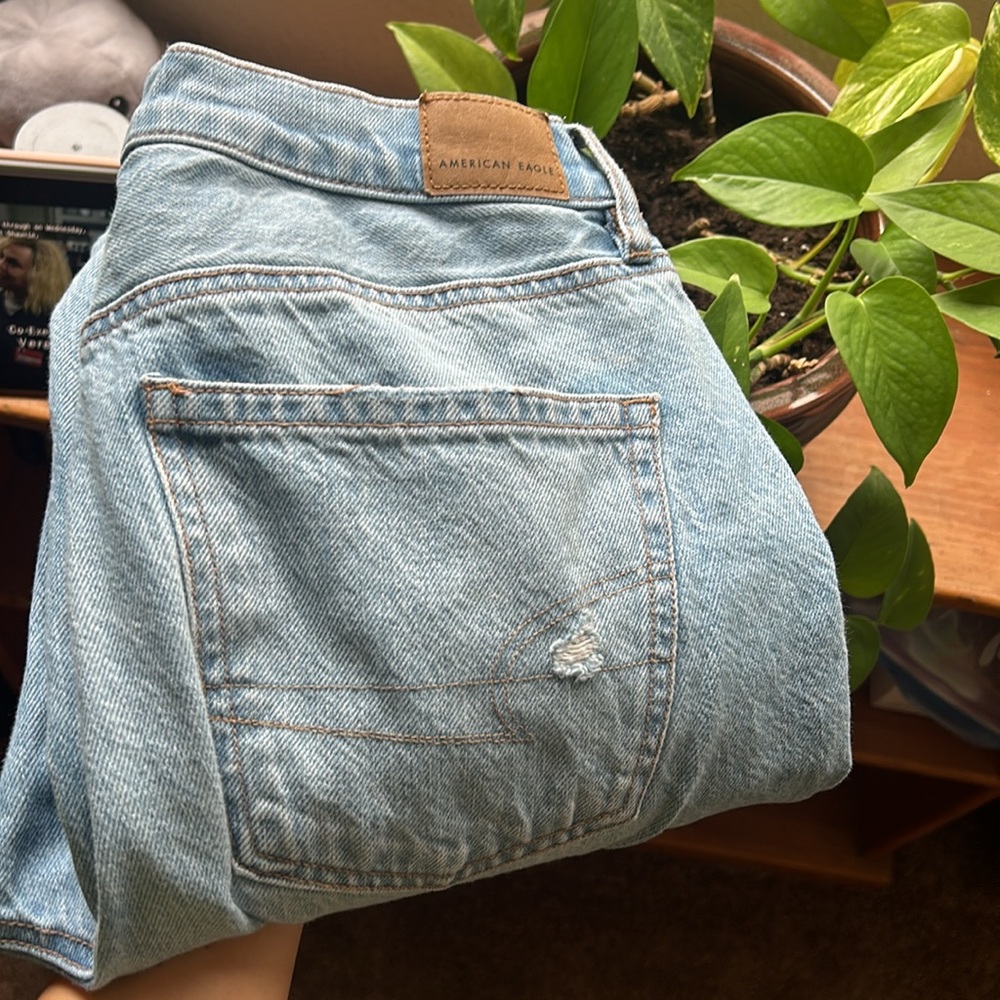 American eagle straight leg pants high waisted